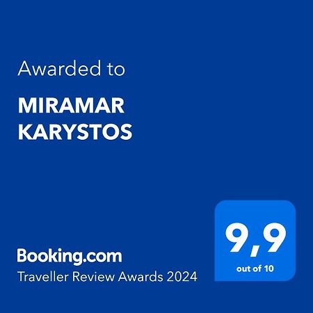 Miramar Karystos Aparthotel Buitenkant foto